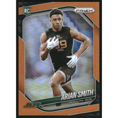 2025 Panini Prizm Prizms Orange #391 Arian Smith