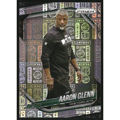 2025 Panini Prizm Prizms Panini Logo #47 Aaron Glenn