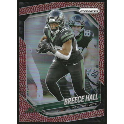 2025 Panini Prizm Prizms Pigskin #50 Breece Hall