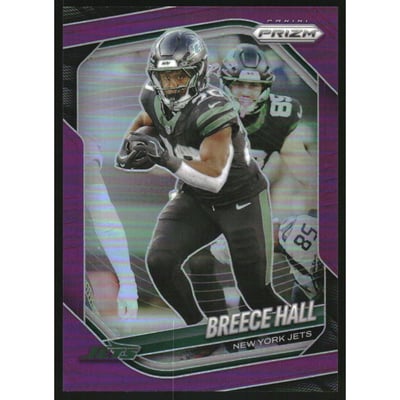 2025 Panini Prizm Prizms Purple #50 Breece Hall