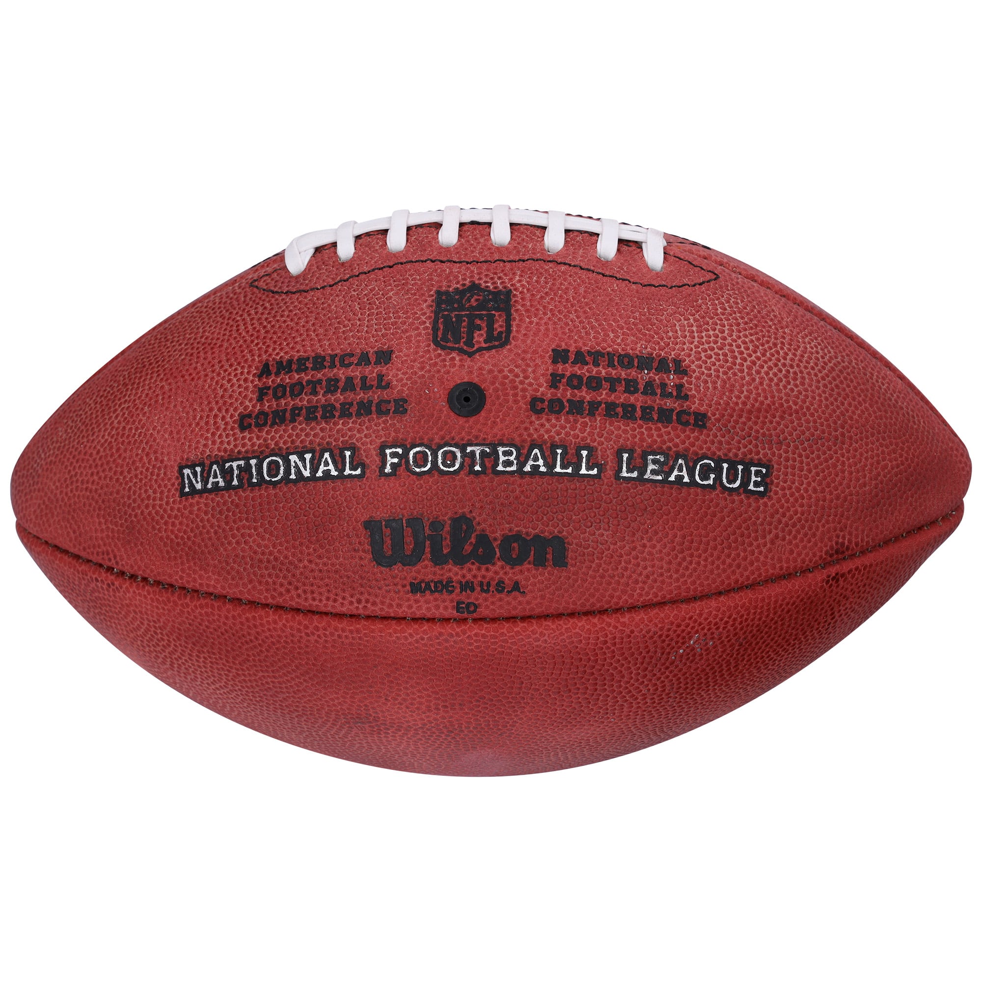 Ballon de football Duke en couleur autographié par Darrelle Revis des New York Jets avec l'inscription « HOF 23 »