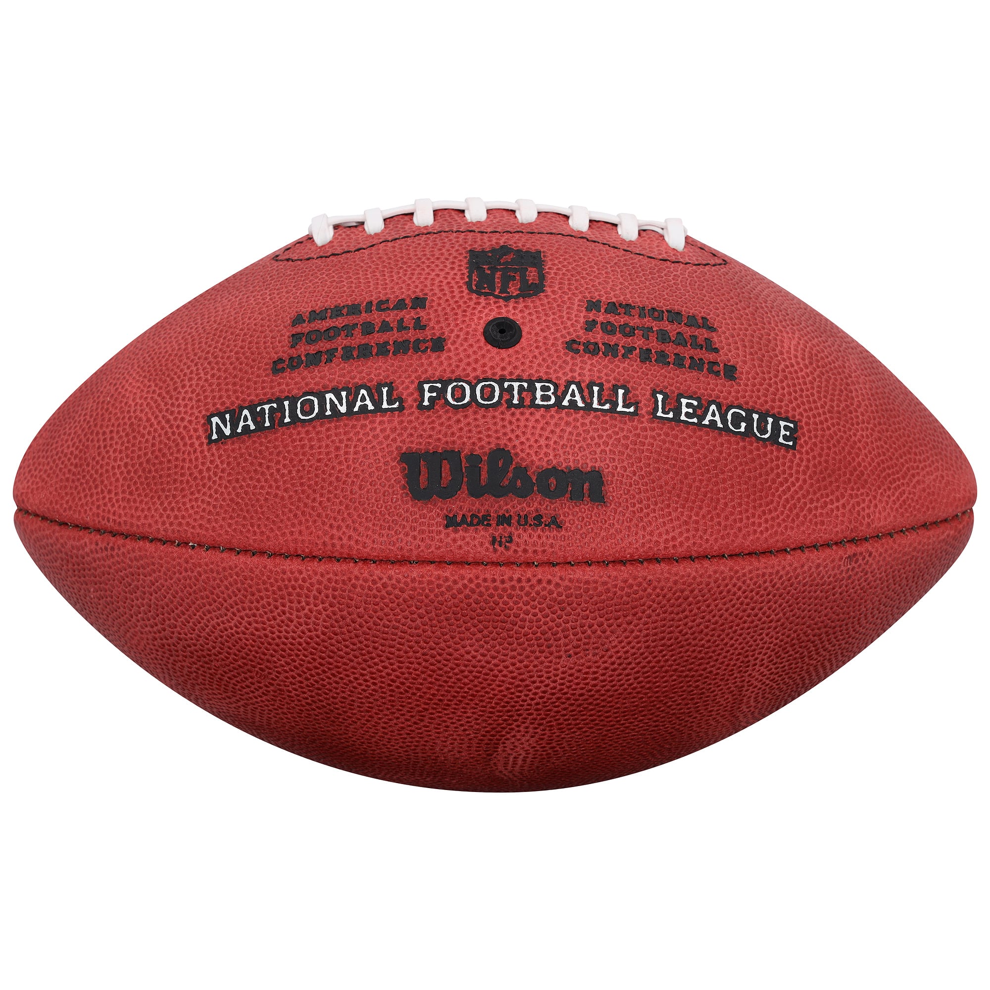 Ballon de football Wilson Duke en couleur, autographié par Darrelle Revis (New York Jets).
