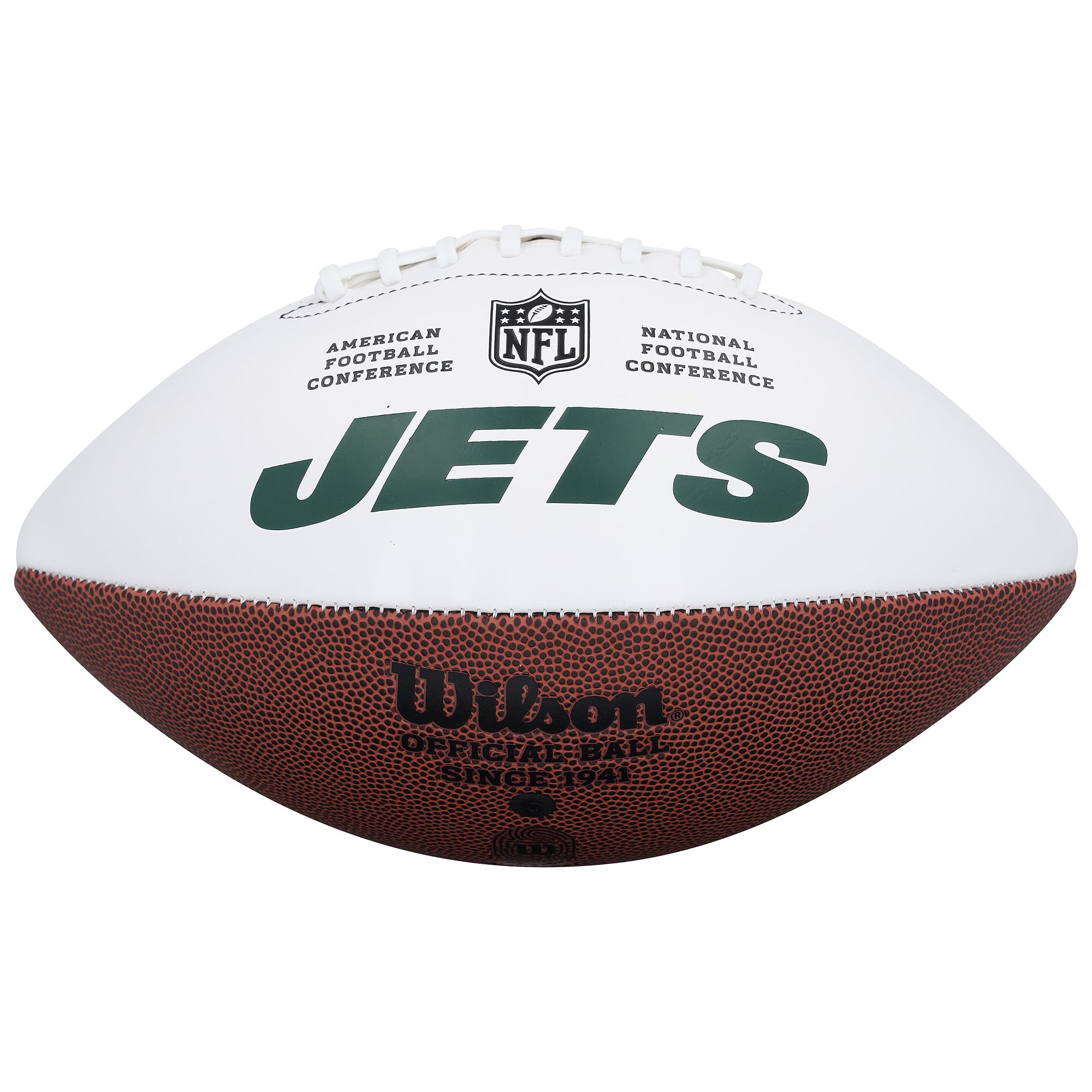 Darrelle Revis New York Jets Autographed Wilson White Panel Football