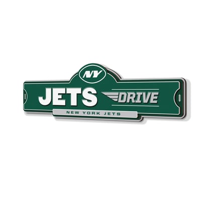 New York Jets Fanpoint 3D Street Sign