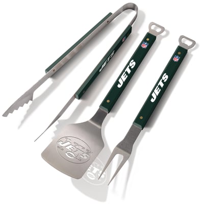 New York Jets Fanpoint Spirit Series 3-Piece BBQ Set
