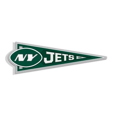 New York Jets IDNA 23" 3D Pennant Wall Art