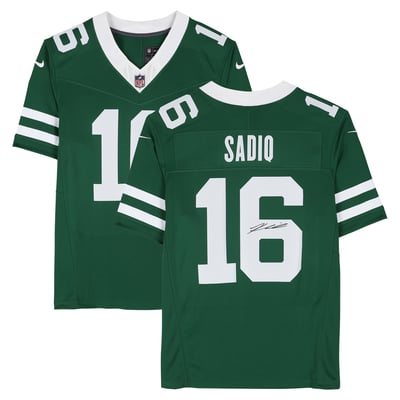Kenyon Sadiq New York Jets Autographed Fanatics Authentic Green Nike Vapor Fuse Limited Jersey  