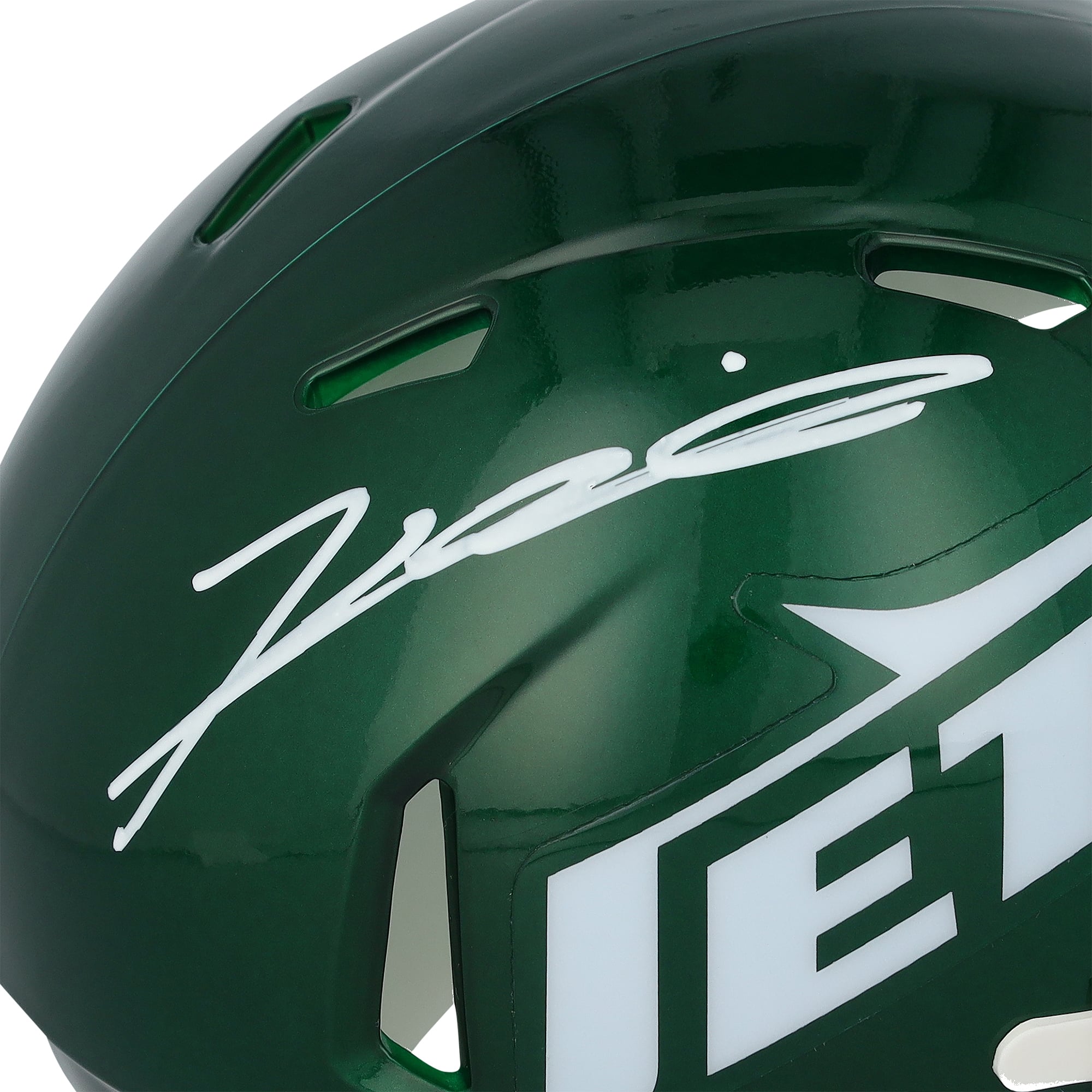 Mini-casque Riddell Speed ​​autographié par Kenyon Sadiq, des Jets de New York