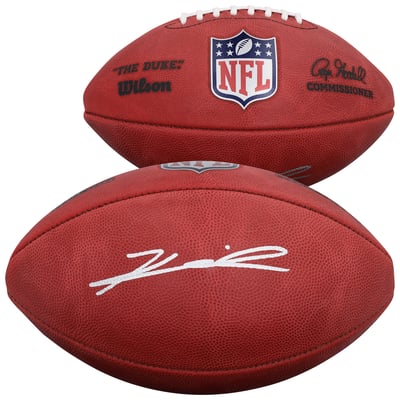 Kenyon Sadiq New York Jets Autographed Fanatics Authentic Wilson Duke Full Color Football