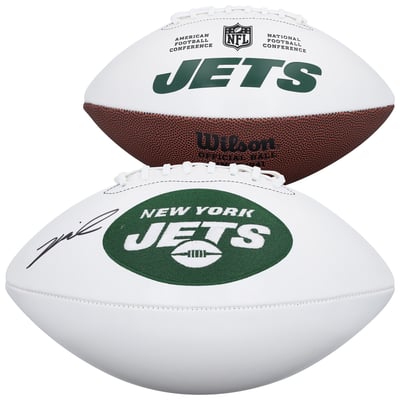 Kenyon Sadiq New York Jets Autographed Fanatics Authentic Wilson White Panel Football