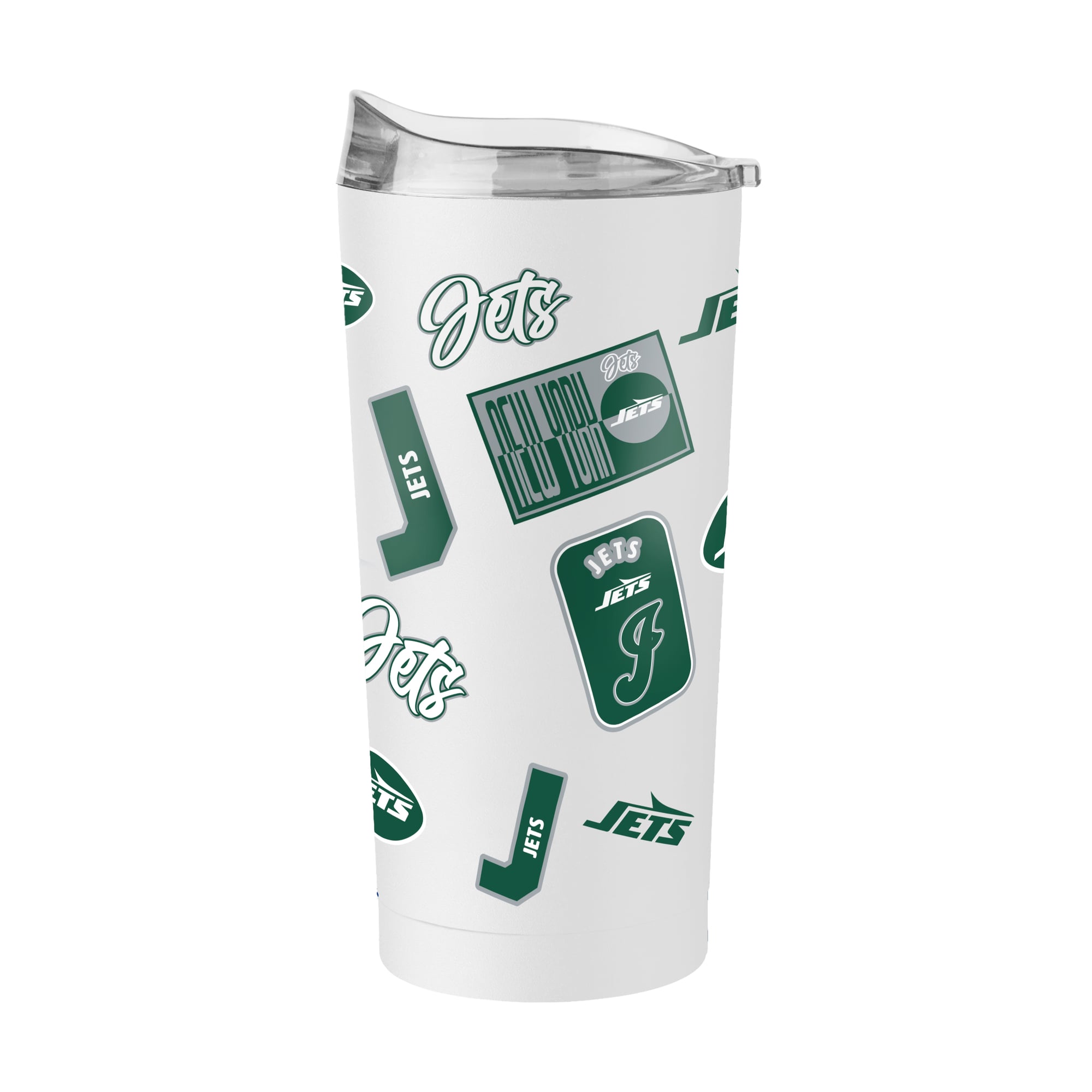 Gobelet isotherme Dreamweave de 59 cl (20 oz) à l'effigie des New York Jets, logo de la marque.