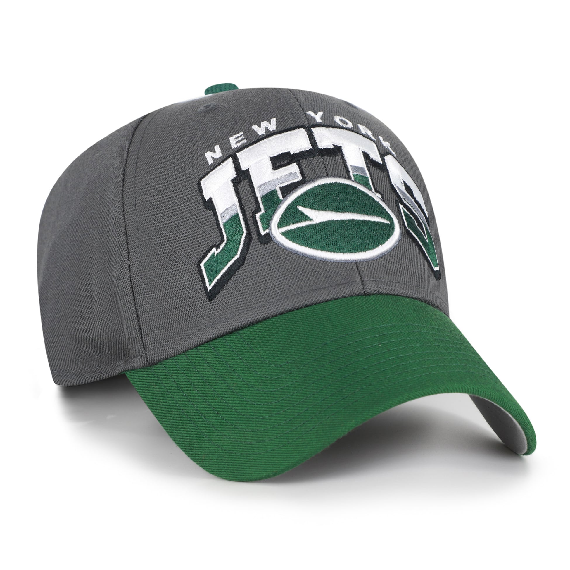 Casquette ajustable New York Jets MVP '47 Charcoal pour homme