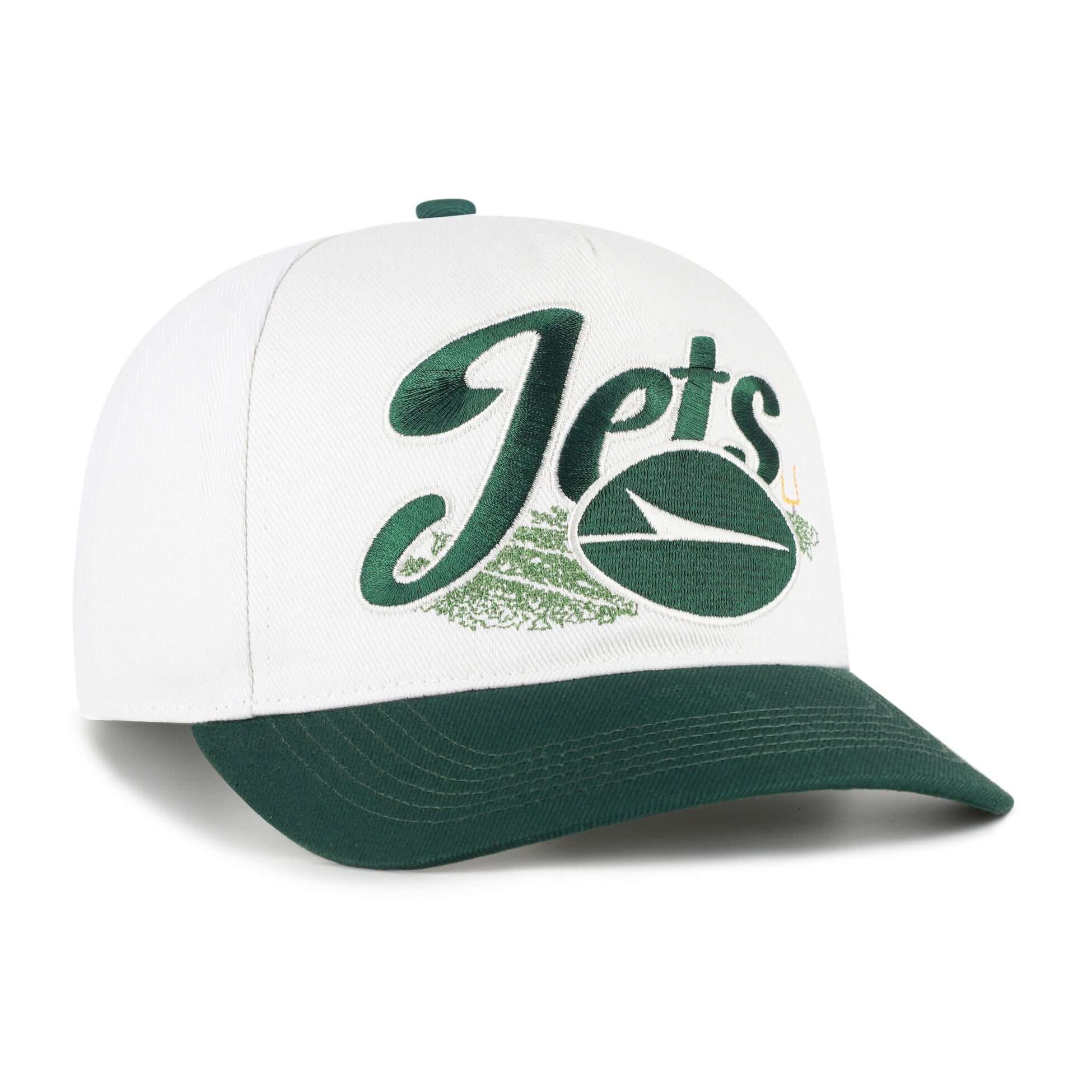 Men's '47 Cream New York Jets Enfield Hitch Adjustable Hat
