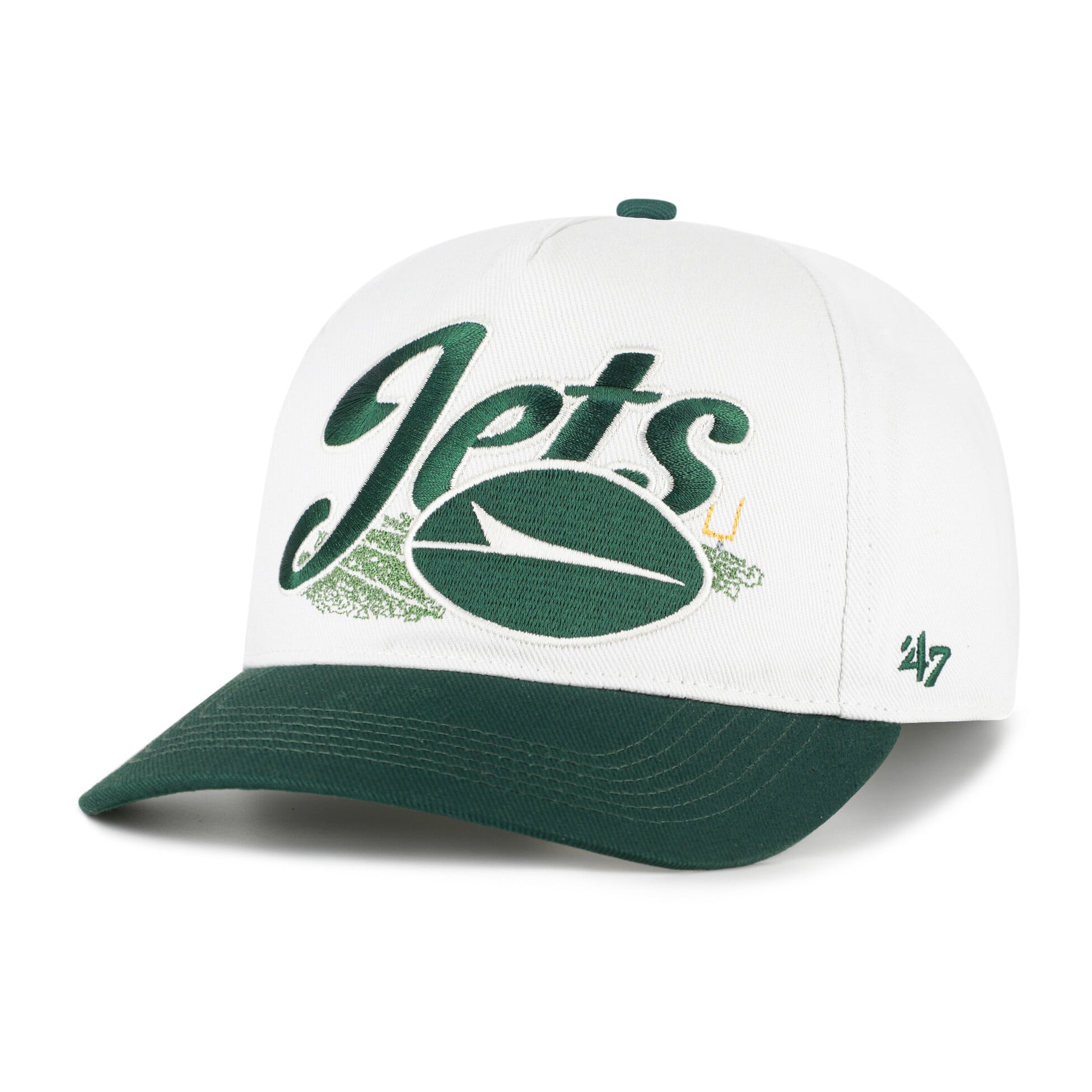 Men's '47 Cream New York Jets  Enfield Hitch Adjustable Hat