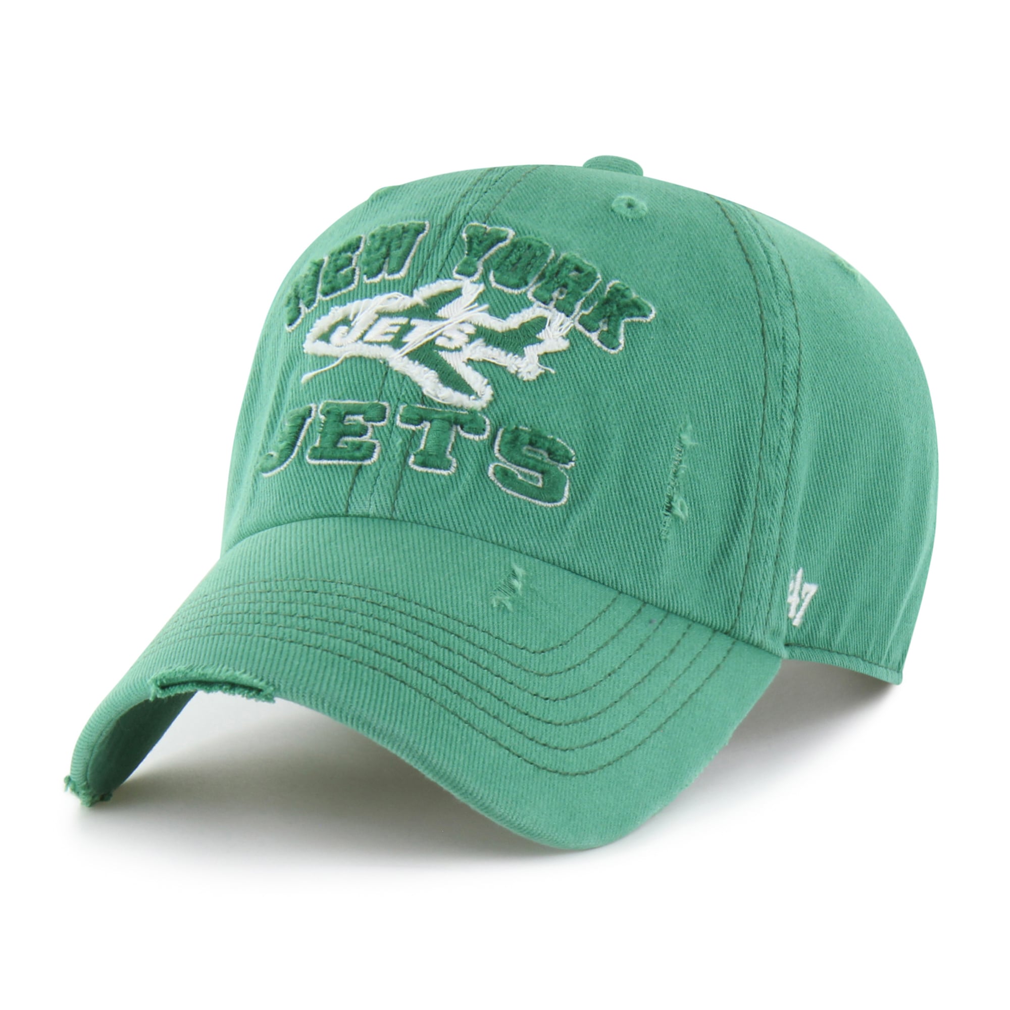 Men's '47 Green New York Jets Seymoore Clean Up Adjustable Hat