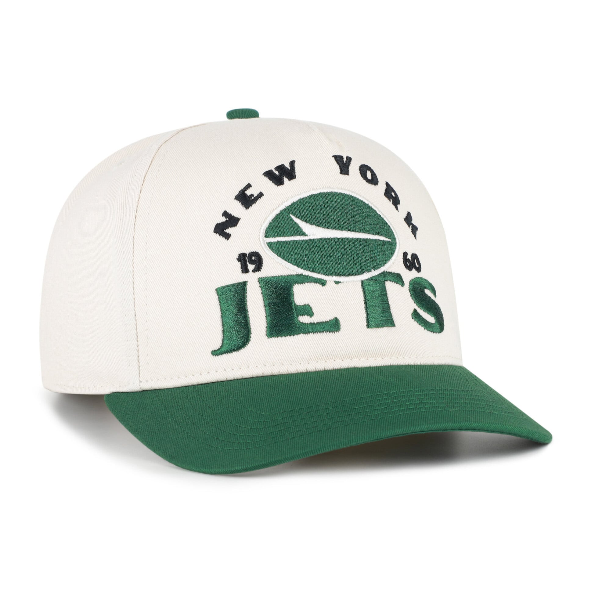 Casquette ajustable Arcitext Hitch '47 Natural New York Jets pour homme