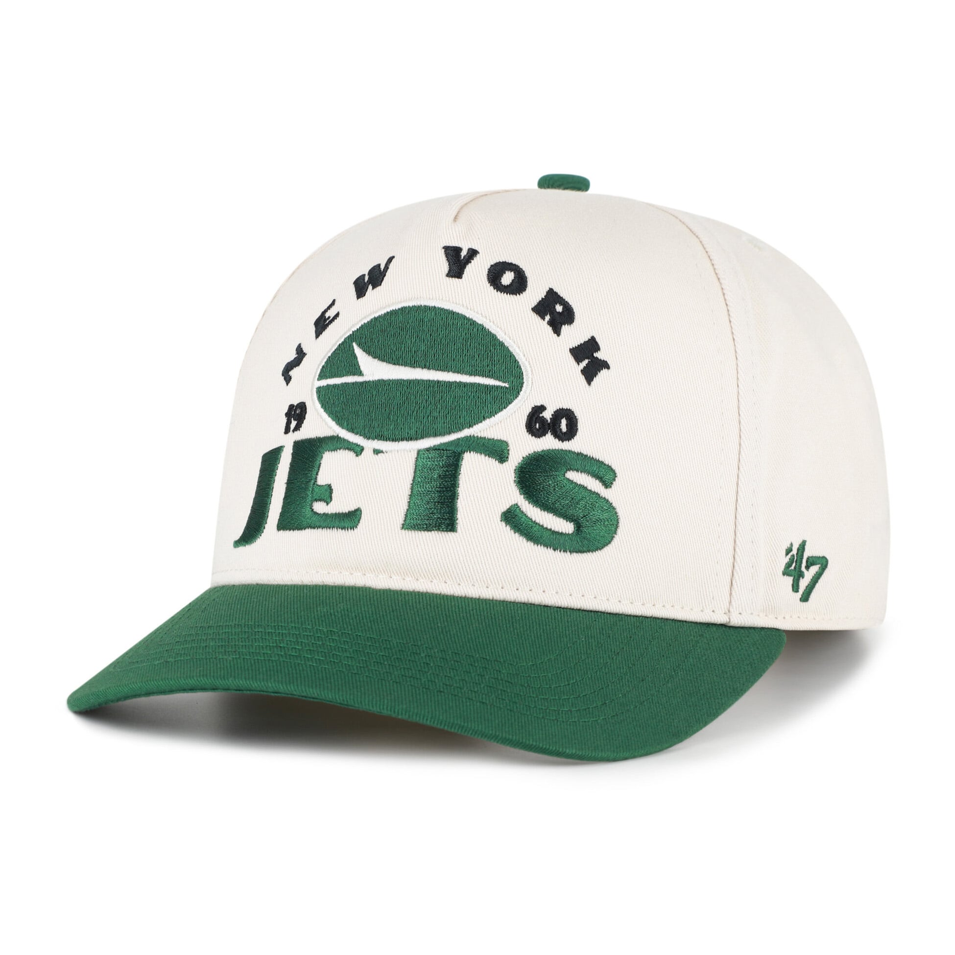 Casquette ajustable Arcitext Hitch '47 Natural New York Jets pour homme