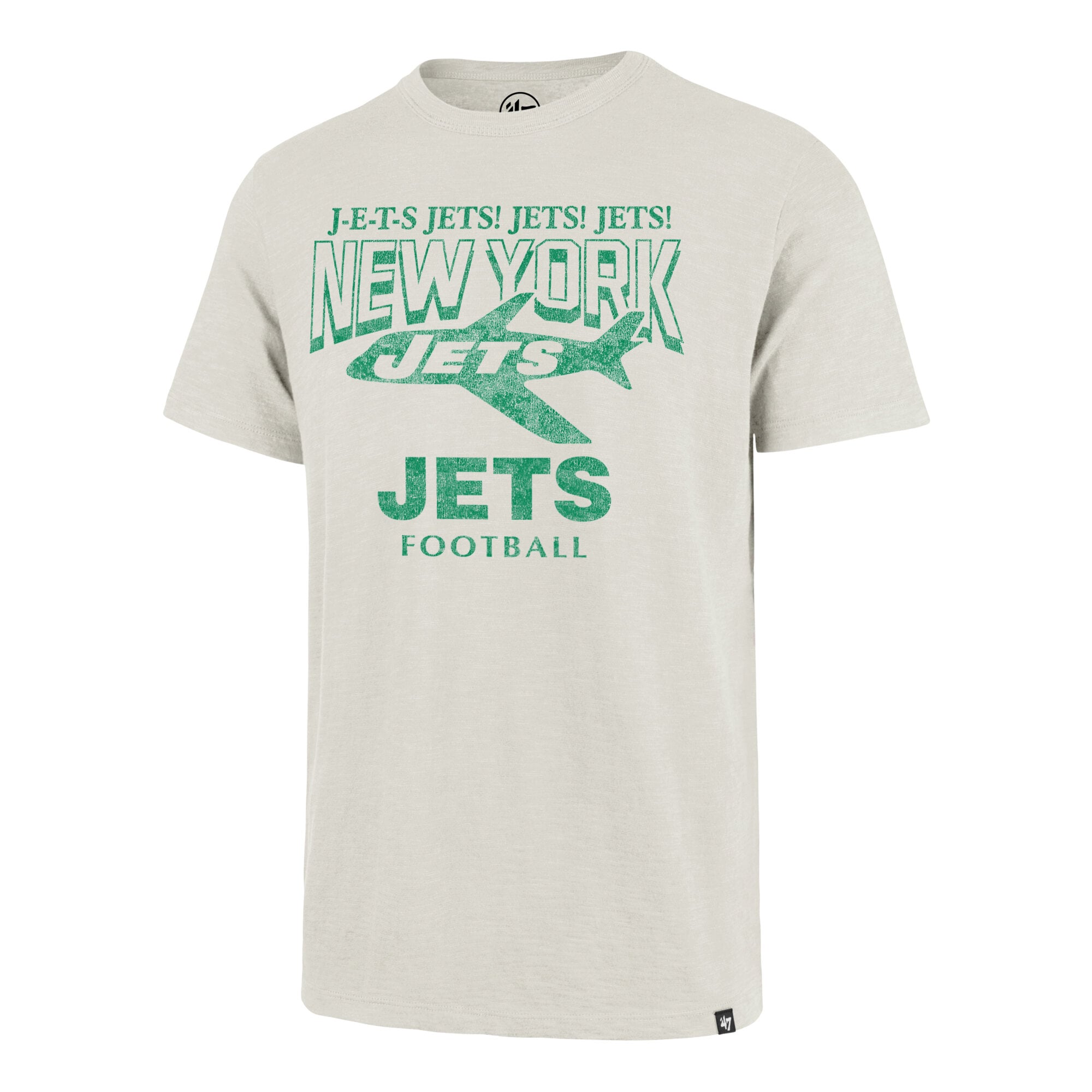 T-shirt homme '47 Natural New York Jets Head On Scrum Slub
