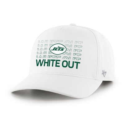 New York Jets '47 White Out Game Hitch Adjustable Hat