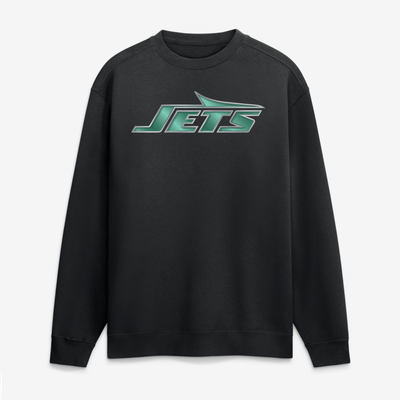 New York Jets  Metallic Mascot Sweatshirt - Black