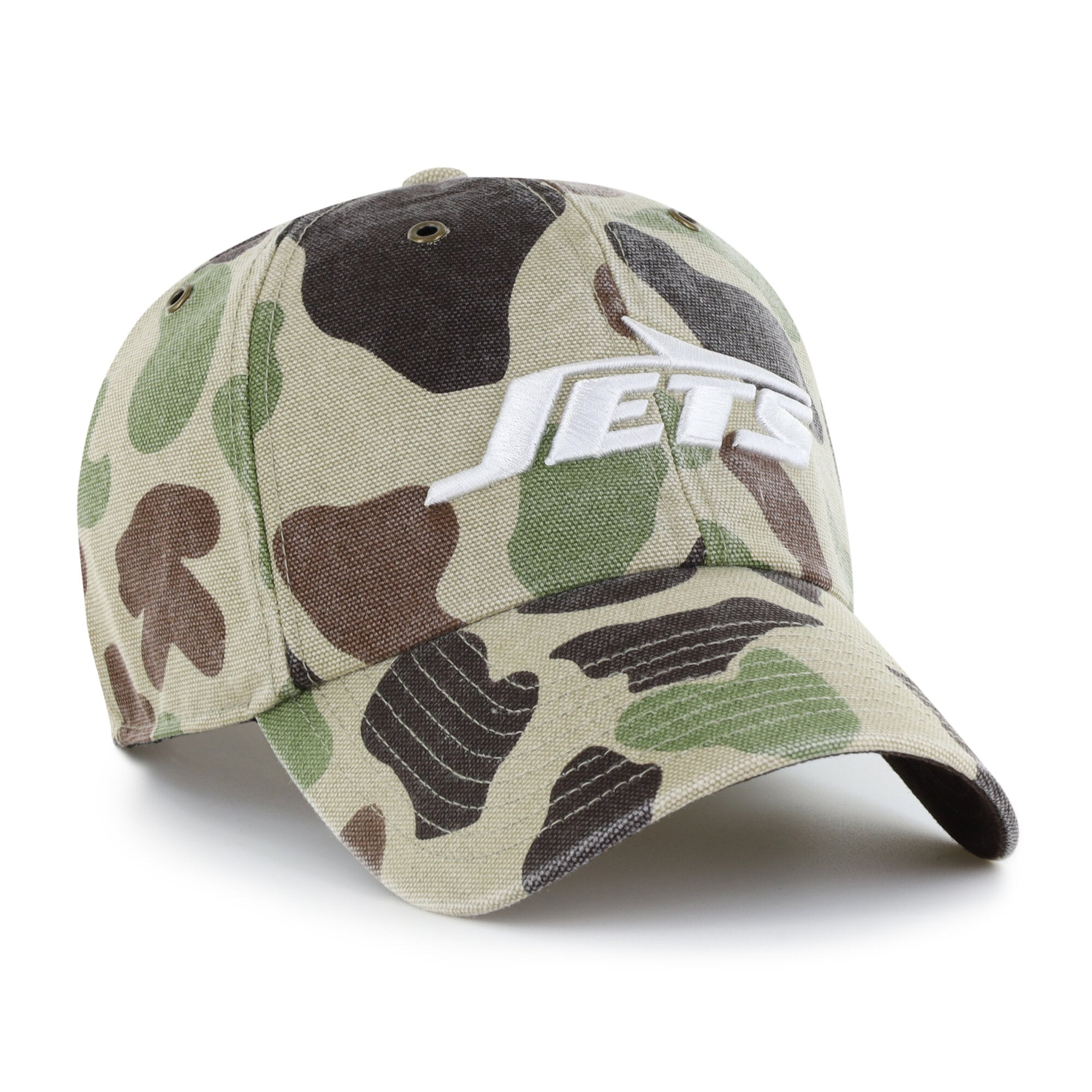 Casquette ajustable Carhartt x '47 Duck Camo New York Jets Clean Up pour homme