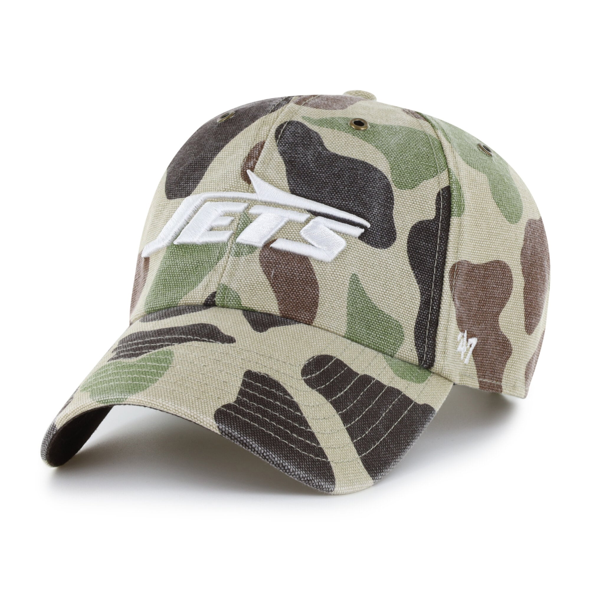 Casquette ajustable Carhartt x '47 Duck Camo New York Jets Clean Up pour homme