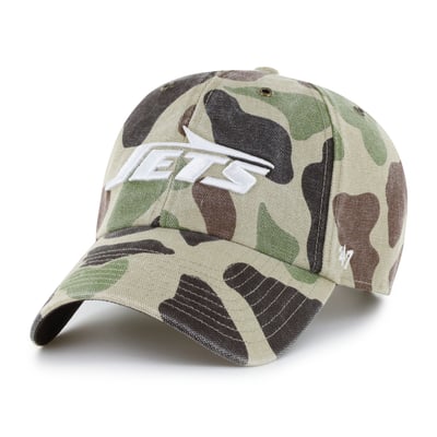 New York Jets Carhartt x '47 Clean Up Adjustable Hat - Duck Camo