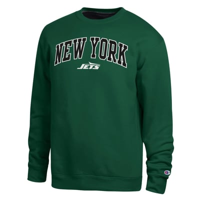  New York Jets Champion Contrast Lined Sweatshirt - Green