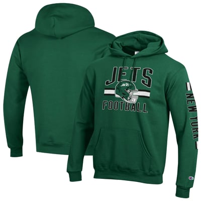  New York Jets Champion Powerblend Hoodie - Green