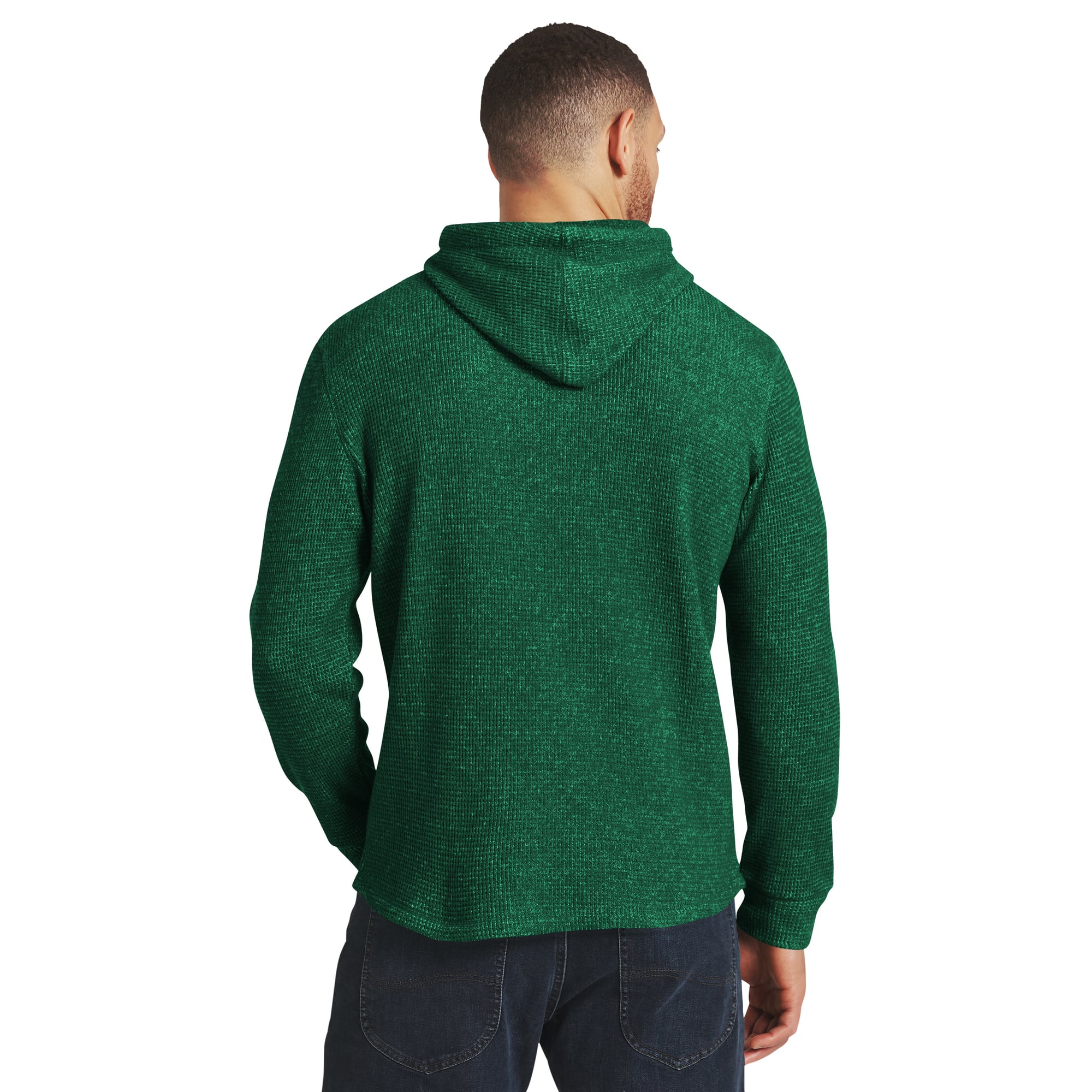 Collection Darius Rucker pour homme par Fanatics - T-shirt à manches longues vert New York Jets en maille gaufrée et mélange de trois matières