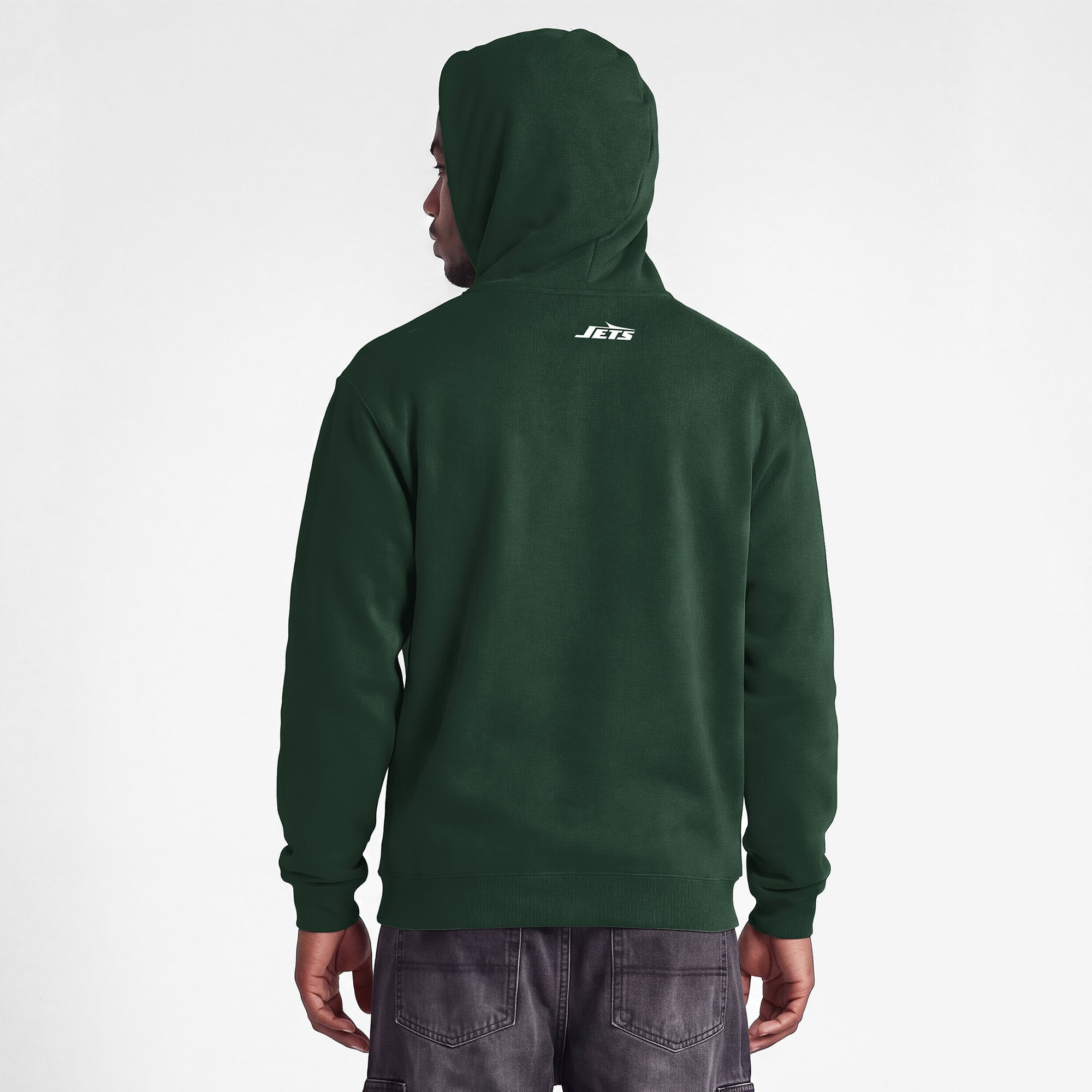 Sweat-shirt à capuche intégral vert New York Jets Disney x Champion pour homme