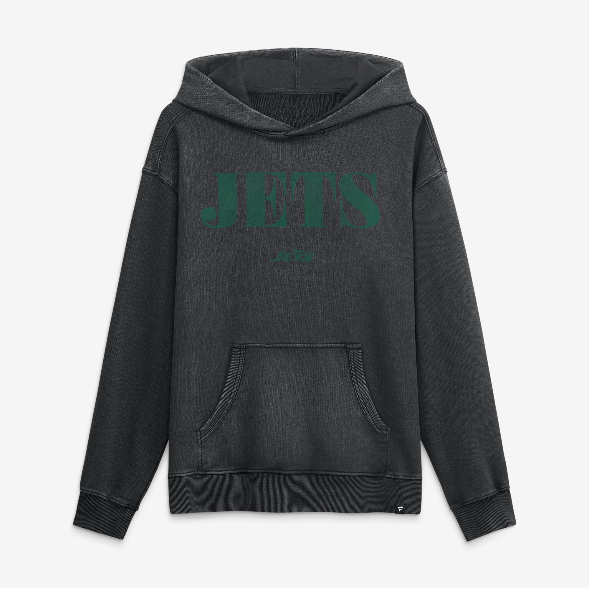 Men's Fanatics Black New York Jets Relaxed Intense Rivalry French Terry Hoodie