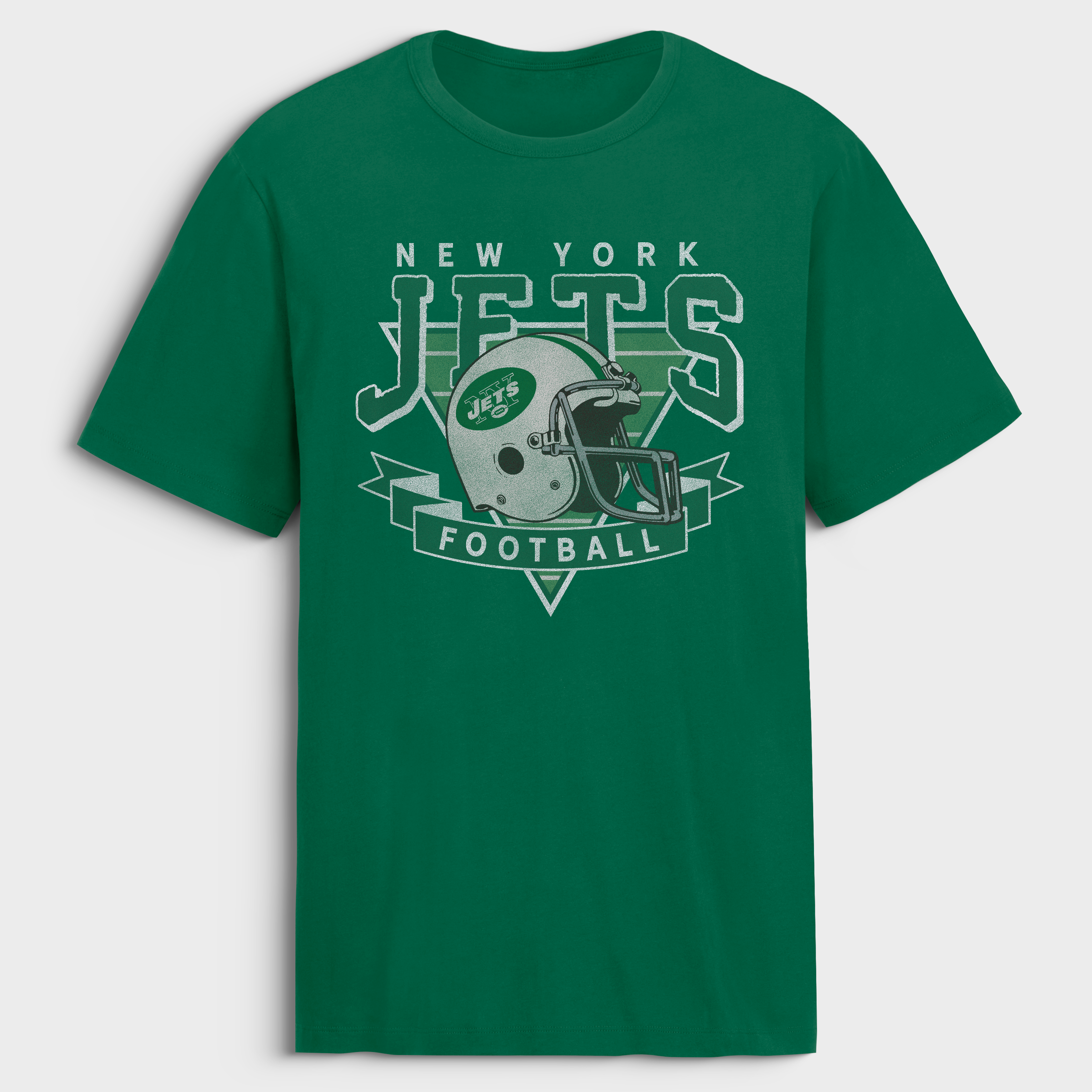 Men's Fanatics Green New York Jets Old Fashion Rushing Legacy Cotton T-Shirt