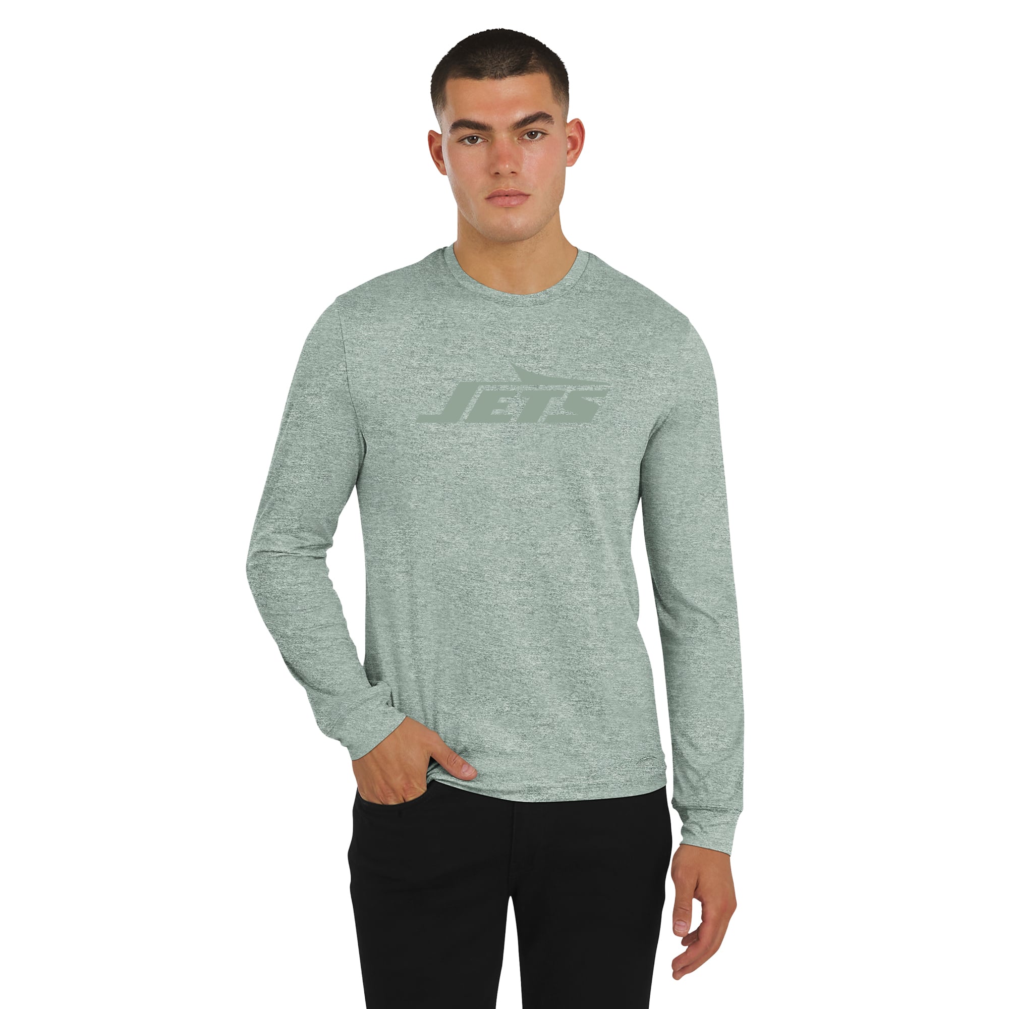 T-shirt à manches longues J. Palmer Green New York Jets Four Down pour homme