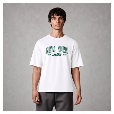 New York Jets Levelwear Luxe Moment Stronghold Knit T-Shirt - White