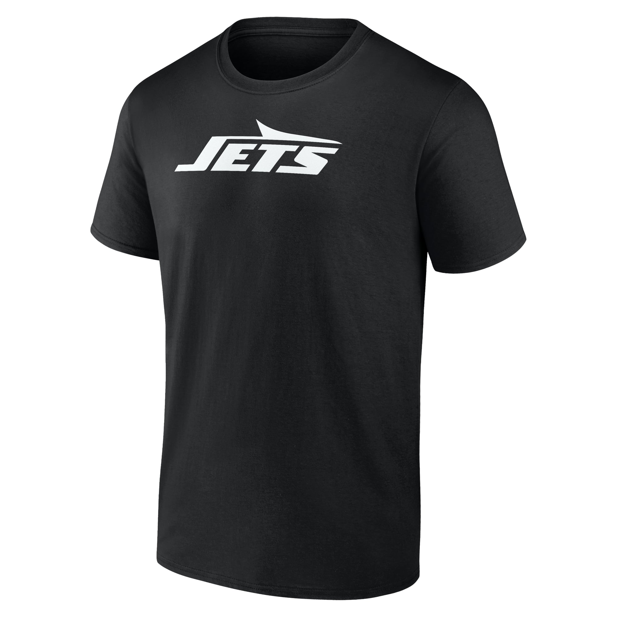 T-shirt noir à logo athlétique pour homme, principal des New York Jets