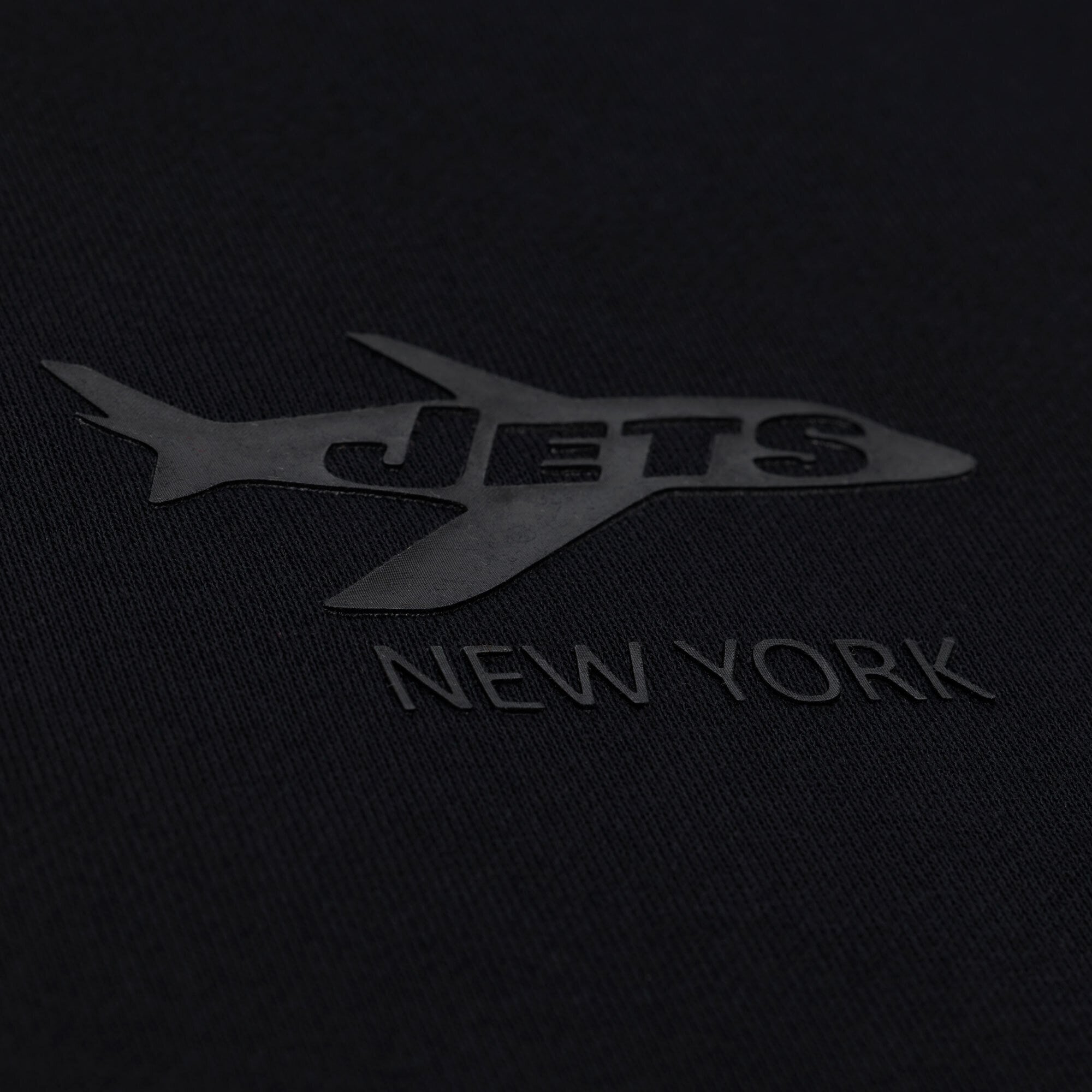 Sweat-shirt en polaire Mitchell & Ness Core Essentials noir pour homme, avec micro-logo New York Jets.
