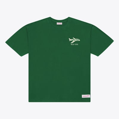 New York Jets Mitchell & Ness Core Essentials Micro Logo T-Shirt - Green