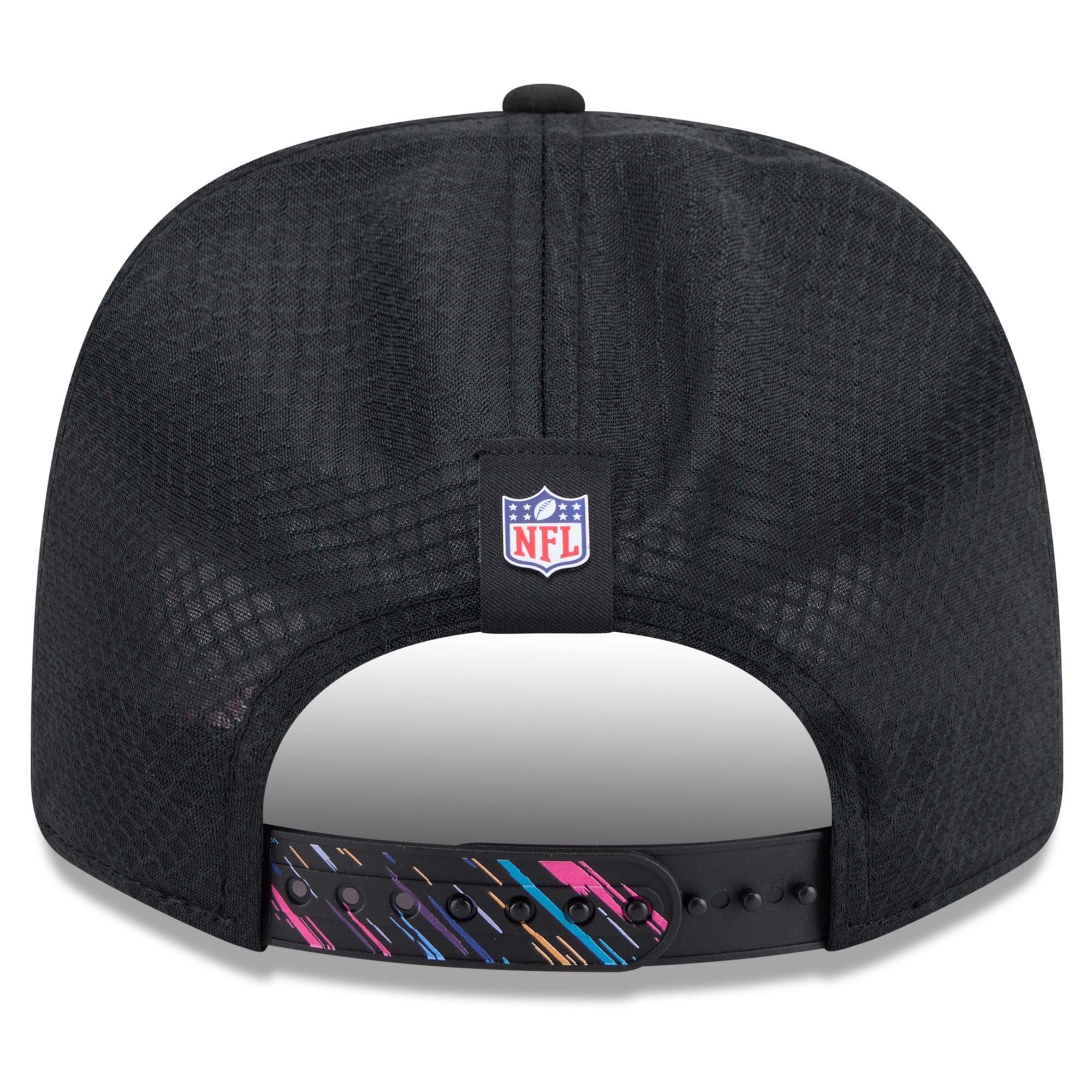 Men's New Era Black New York Jets 2026 NFL Crucial Catch 9SEVENTY Adjustable Trucker Hat