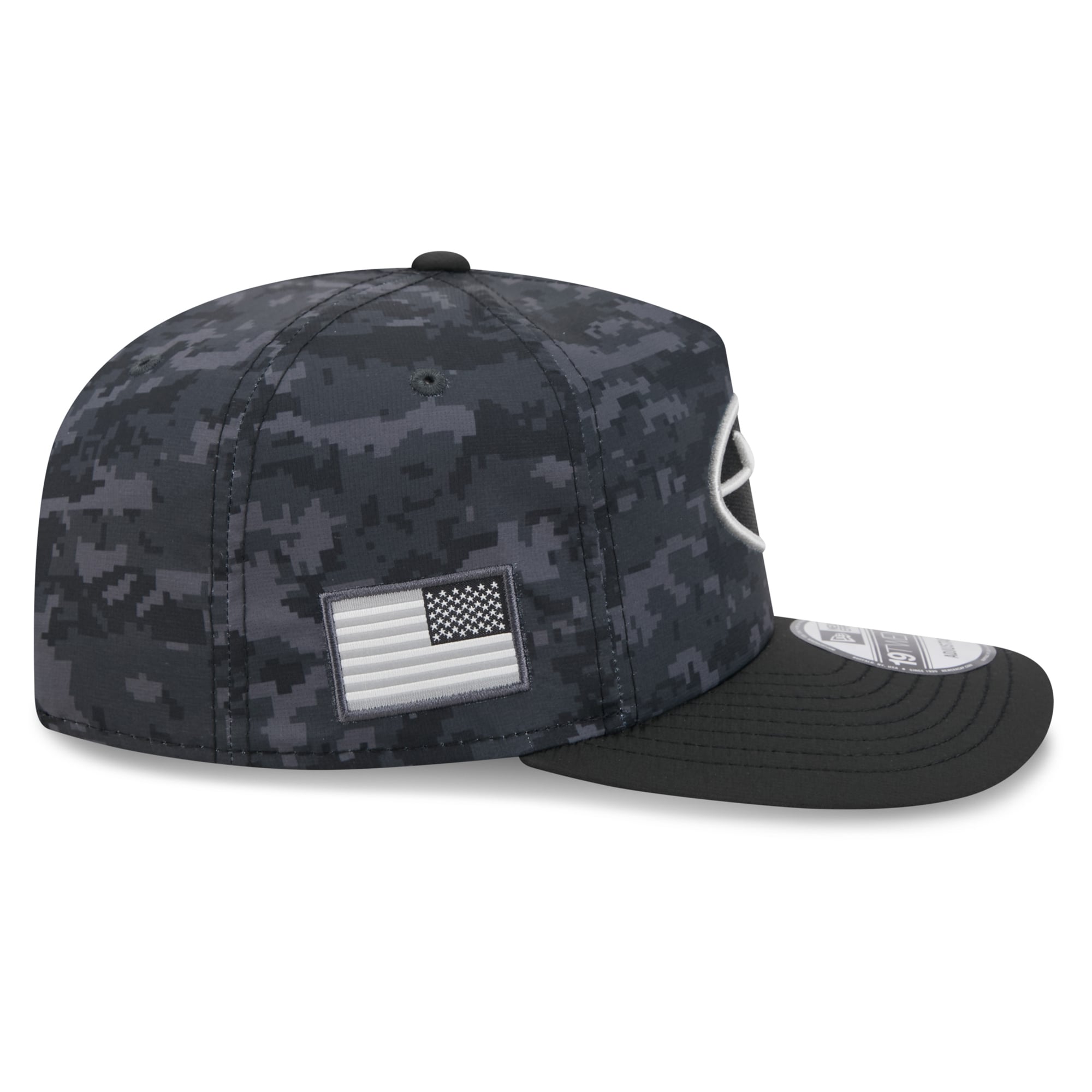 Casquette ajustable New Era noire pour homme New York Jets 2026 Salute To Service 19TWENTY
