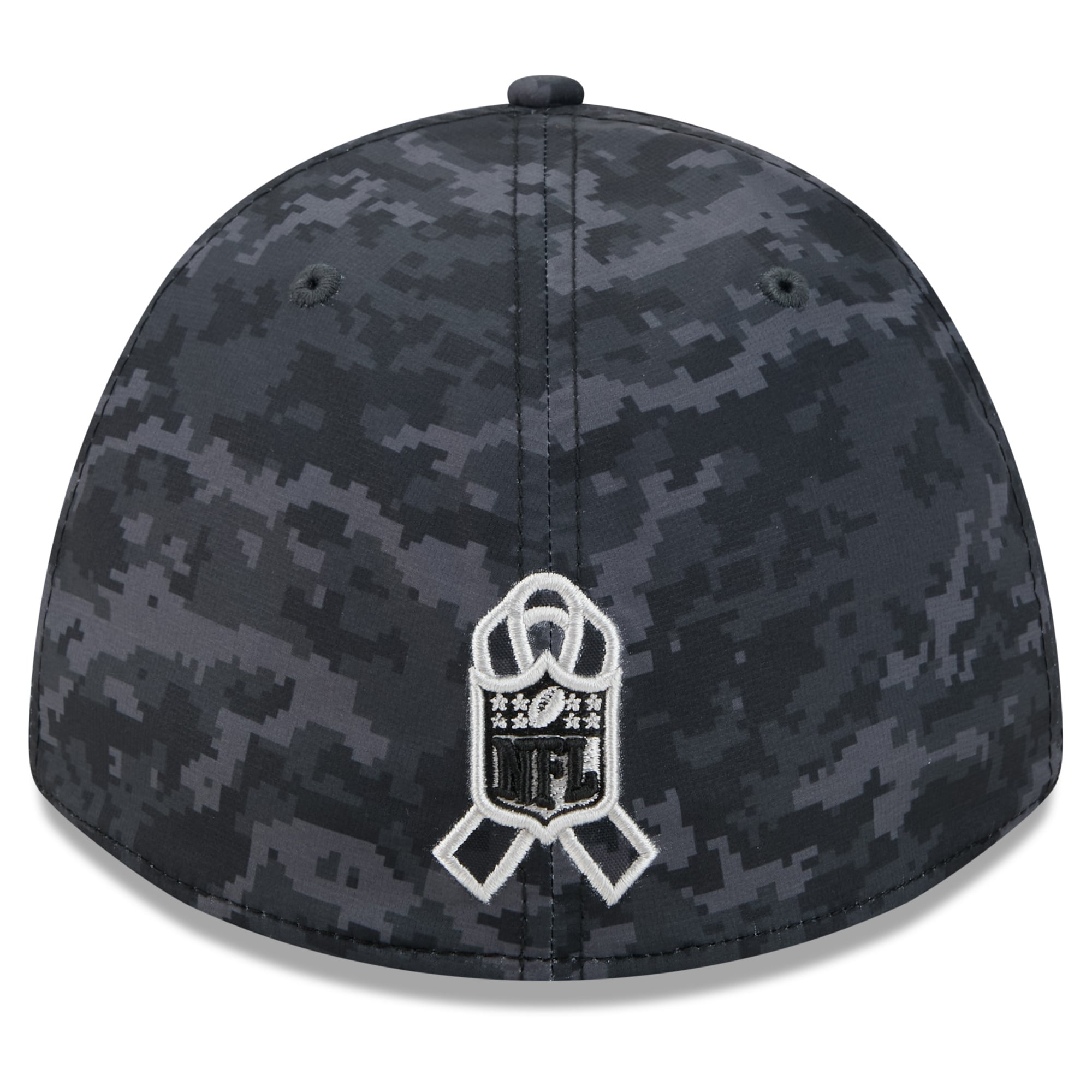 Casquette extensible New Era noire pour homme York Jets 2026 Salute To Service 39THIRTY M-Crown