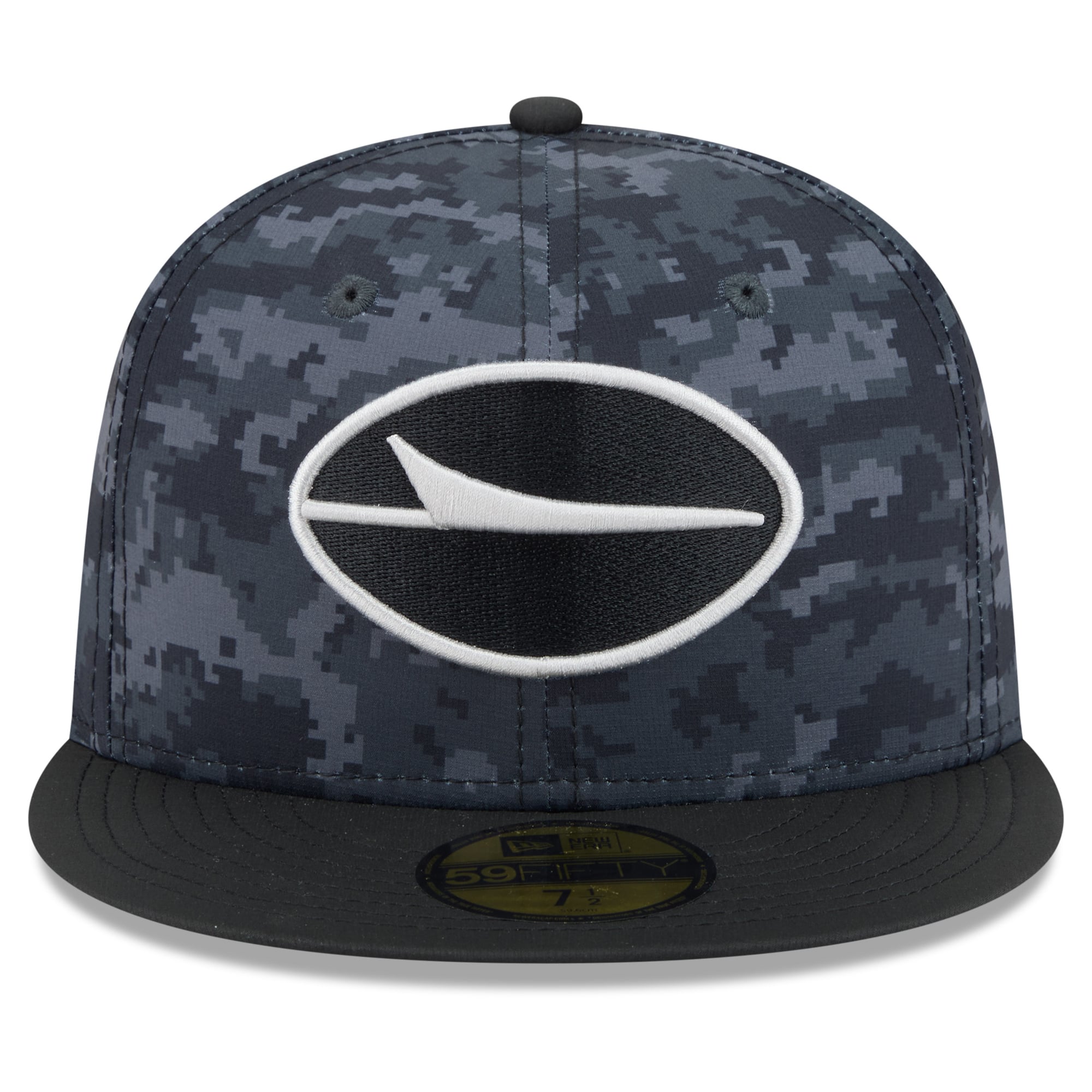Casquette ajustée New Era noire pour homme York Jets 2026 Salute To Service 59FIFTY
