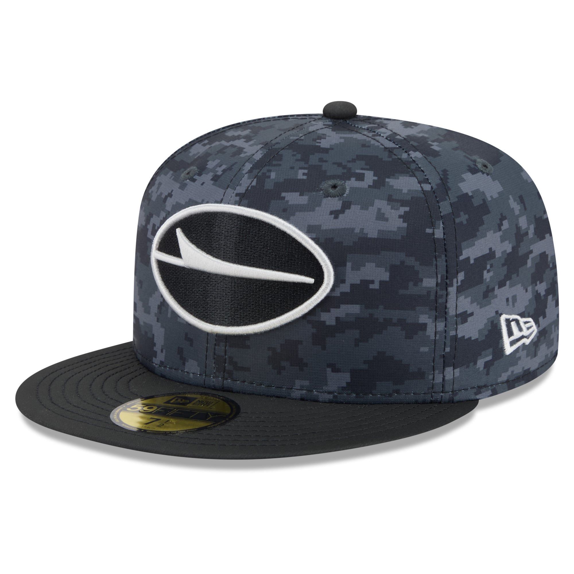 Casquette ajustée New Era noire pour homme York Jets 2026 Salute To Service 59FIFTY