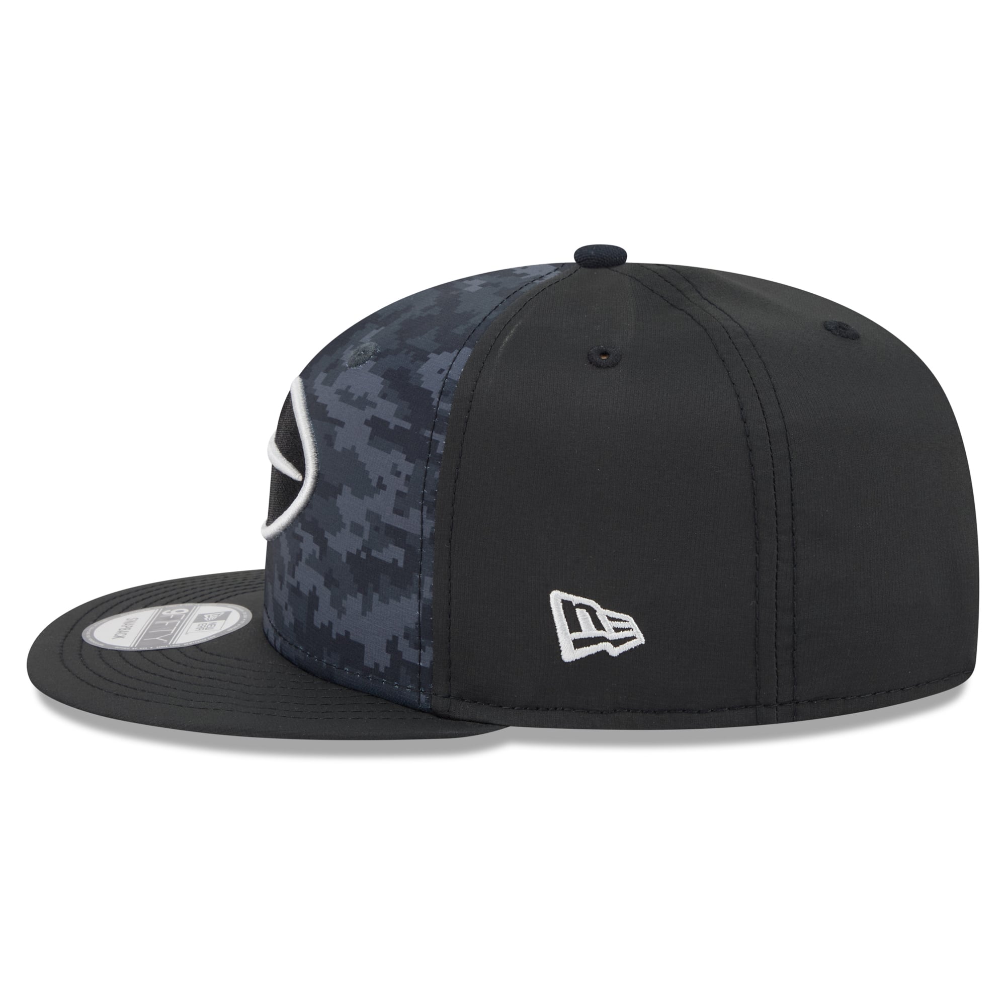 Casquette snapback New Era noire pour homme New York Jets 2026 Salute To Service 9FIFTY