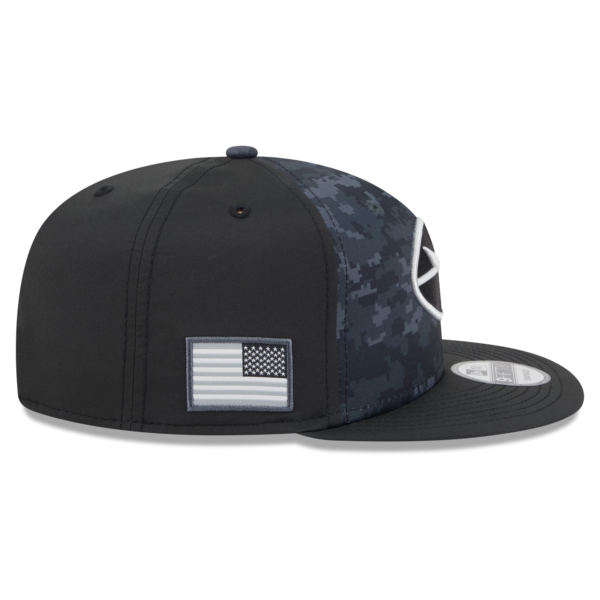 Casquette snapback New Era noire pour homme New York Jets 2026 Salute To Service 9FIFTY