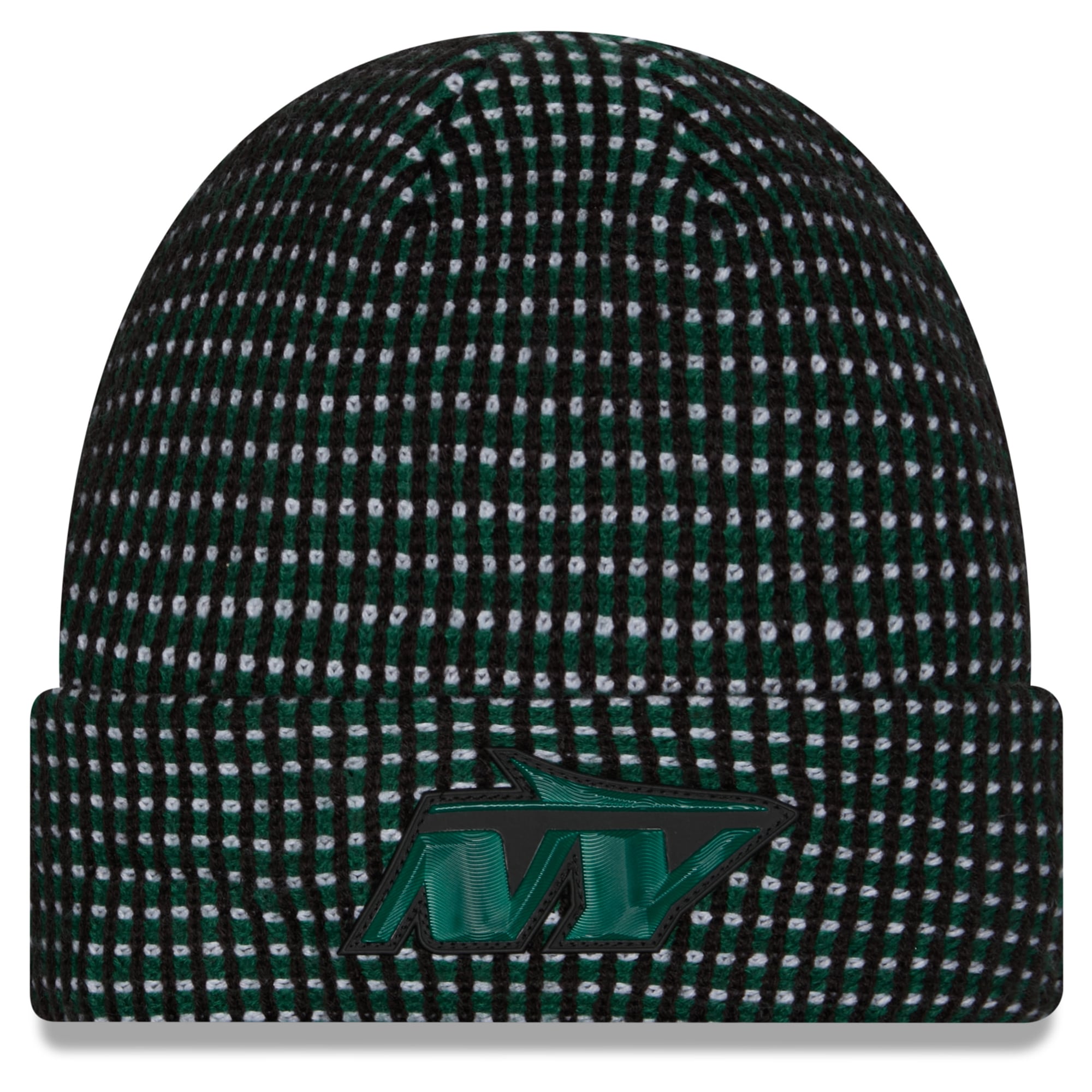 Bonnet à revers New Era noir pour homme, York Jets 2026, idéal les temps froids.