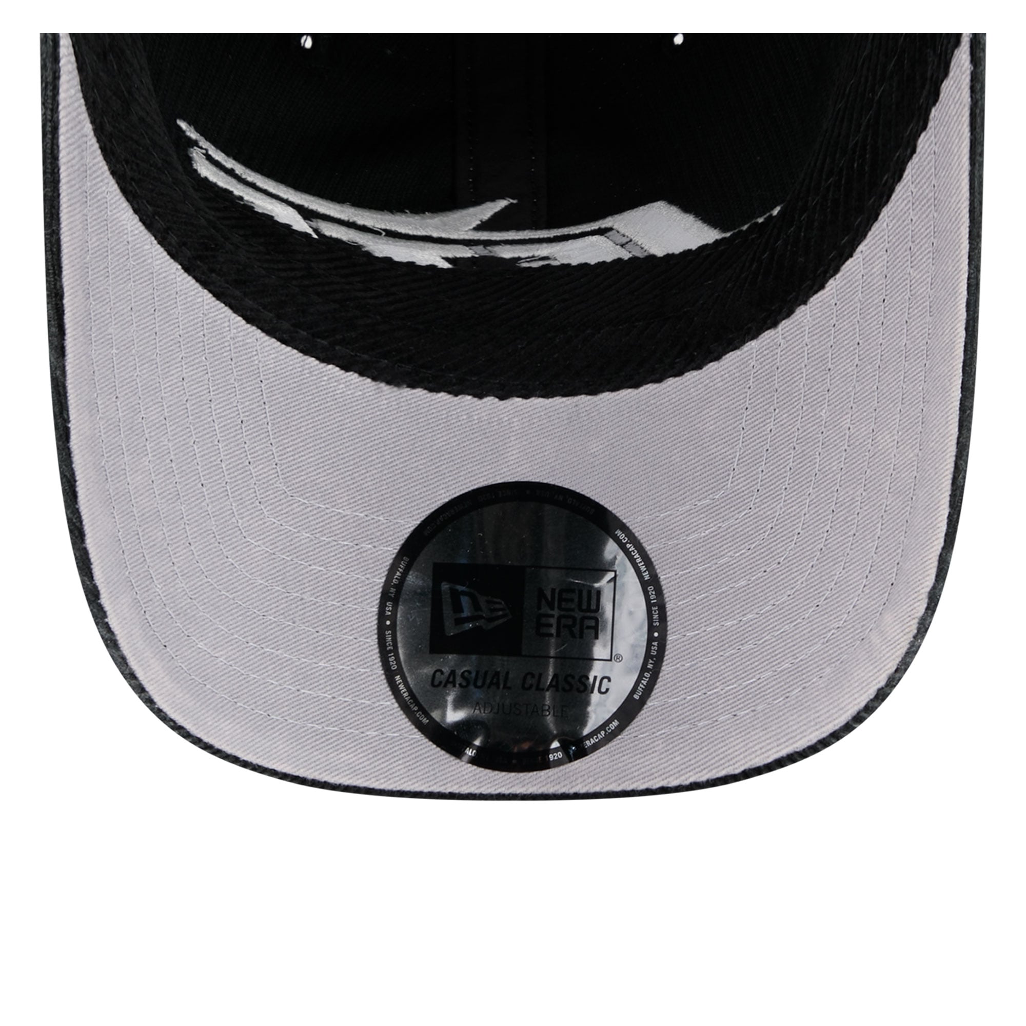 Casquette New Era noire pour homme, New York Jets, en velours côtelé, style classique décontracté et ajustable
