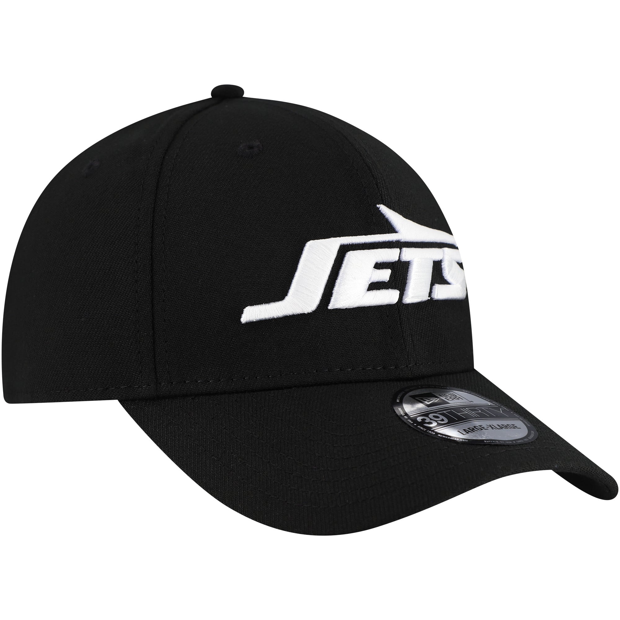 Casquette flexible principale 39THIRTY New York Jets Era noire pour hommes