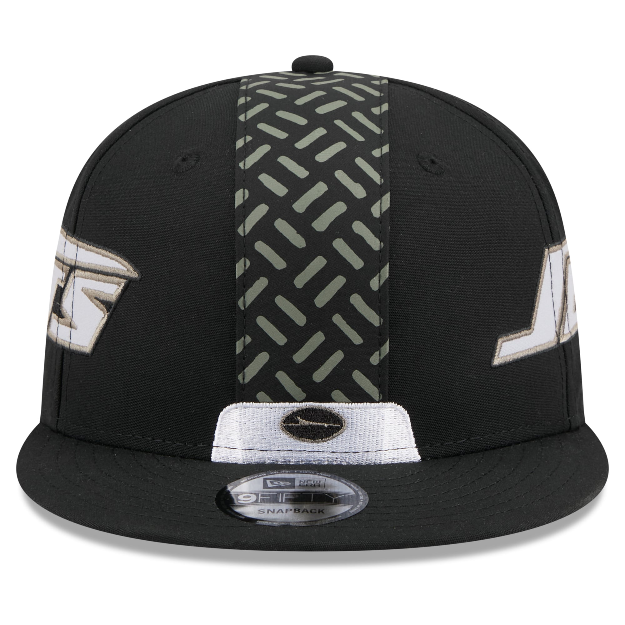 Men's New Era Black New York Jets Rivalries Collection Fan Pack Helmet 9FIFTY Snapback Hat