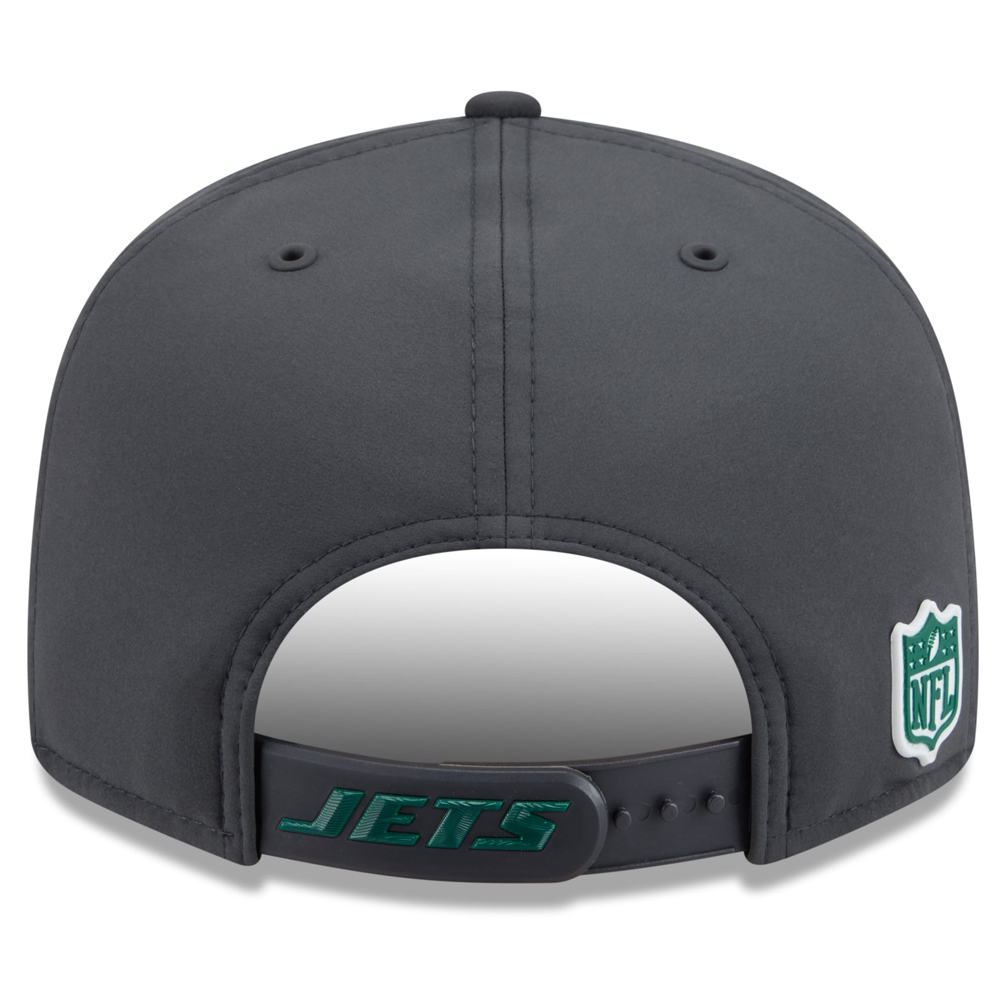 Casquette snapback New Era 9FIFTY pour homme, couleur anthracite, New York Jets 2026, idéale pour les temps froids.